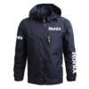 Ronix Exclusive Logo Waterproof Outdoor Jacket Carpenter QTCAP311224A2RO - Black