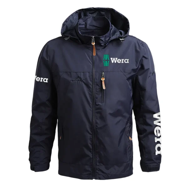 Wera Exclusive Logo Waterproof Outdoor Jacket Carpenter QTCAP311224A2WE - Blue