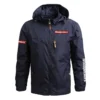 Woodpeckers Exclusive Logo Waterproof Outdoor Jacket Carpenter QTCAP311224A2WO - Gray