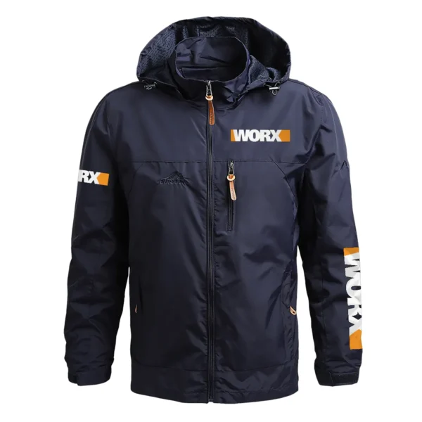 Worx Exclusive Logo Waterproof Outdoor Jacket Carpenter QTCAP311224A2WOR - Blue