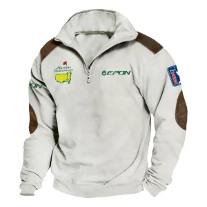 Epon Masters Tournament Exclusive Logo Tactical Quarter-Zip Sweatshirt Gift For Loves HO100125A1MTEPO - Milky White