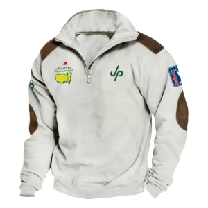 JP Golf Masters Tournament Exclusive Logo Tactical Quarter-Zip Sweatshirt Gift For Loves HO100125A1MTJP - Milky White