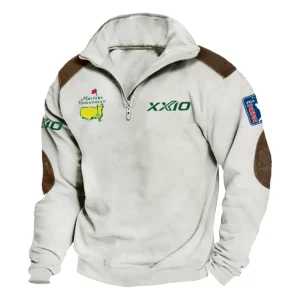 XXIO Masters Tournament Exclusive Logo Tactical Quarter-Zip Sweatshirt Gift For Loves HO100125A1MTXX - Milky White