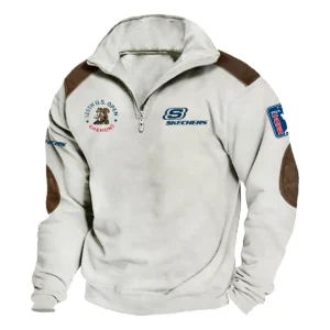 Snake Eyes 125th U.S. Open Exclusive Logo Tactical Quarter-Zip Sweatshirt Gift For Loves HO100125A1USGSE - Milky White