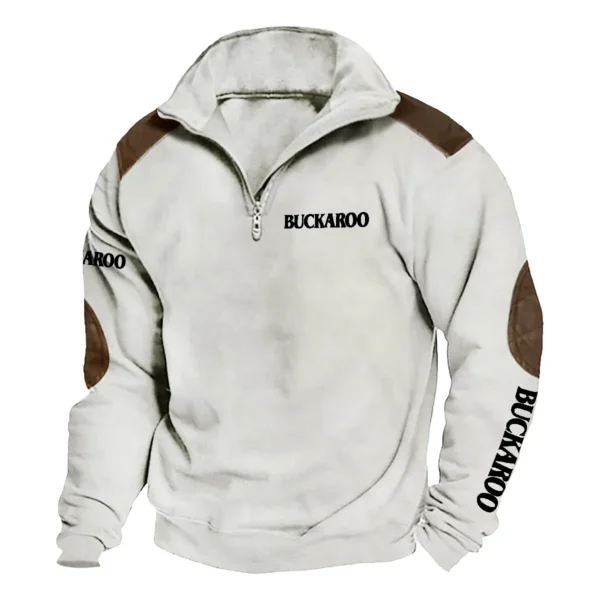 Buckaroo Belts Carpenter Exclusive Logo Tactical Quarter-Zip Sweatshirt Gift For Loves QTCAP180125A1BB - Milky White