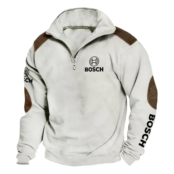 Bosch Carpenter Exclusive Logo Tactical Quarter-Zip Sweatshirt Gift For Loves QTCAP180125A1BOS - Milky White