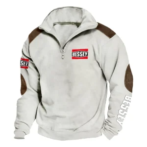 Bessey Tools Carpenter Exclusive Logo Tactical Quarter-Zip Sweatshirt Gift For Loves QTCAP180125A1BT - Milky White