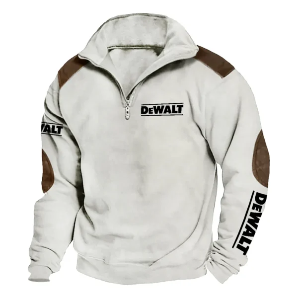 DeWalt Carpenter Exclusive Logo Tactical Quarter-Zip Sweatshirt Gift For Loves QTCAP180125A1DW - Milky White