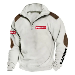 Hilti Carpenter Exclusive Logo Tactical Quarter-Zip Sweatshirt Gift For Loves QTCAP180125A1HIL - Milky White