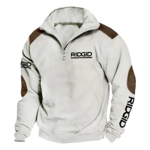 RIDGID Carpenter Exclusive Logo Tactical Quarter-Zip Sweatshirt Gift For Loves QTCAP180125A1RID - Milky White