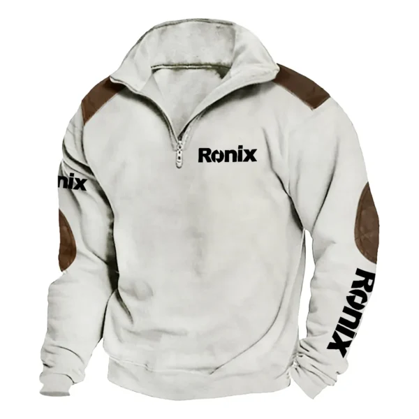 Ronix Carpenter Exclusive Logo Tactical Quarter-Zip Sweatshirt Gift For Loves QTCAP180125A1RO - Milky White