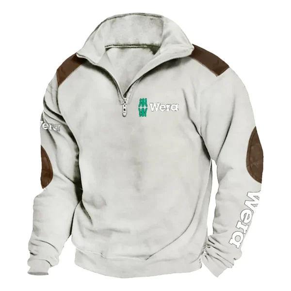 Wera Carpenter Exclusive Logo Tactical Quarter-Zip Sweatshirt Gift For Loves QTCAP180125A1WE - Milky White