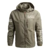 Black and Decker Exclusive Logo Waterproof Outdoor Jacket Carpenter QTCAP311224A2BD - Army Green