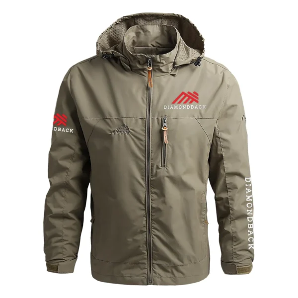 Diamondback Exclusive Logo Waterproof Outdoor Jacket Carpenter QTCAP311224A2DIA - Khaki