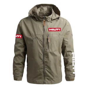 Hilti Exclusive Logo Waterproof Outdoor Jacket Carpenter QTCAP311224A2HIL - Khaki