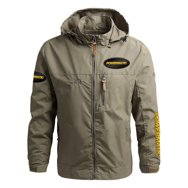 Powermatic Exclusive Logo Waterproof Outdoor Jacket Carpenter QTCAP311224A2PO - Khaki