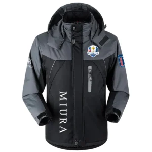 Miura Golf Ryder Cup Exclusive Logo Plush Charging Suit Gift For Loves HO130125A1RDMG - Black