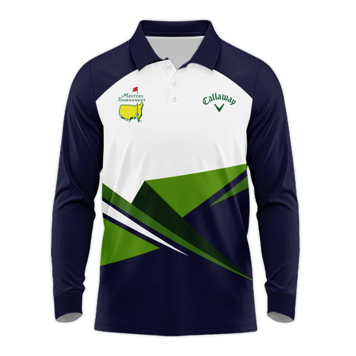 Callaway Masters Tournament Long Polo Shirt Personalized, Inspired by The Masters High-Performance, HOMT231224A02CLWLPL