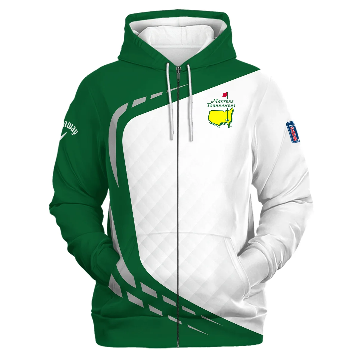 Callaway Masters Tournament Personalized Zipper Hoodie, On-Course Comfort High-Performance, HOMT030125A04CLWZHD