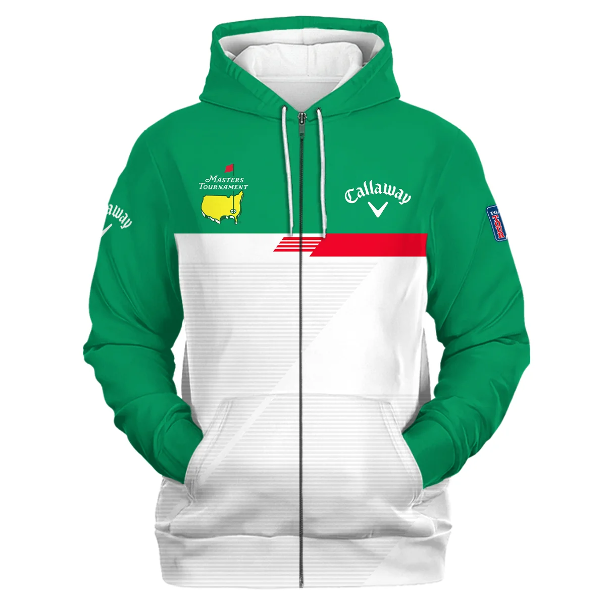 Callaway Personalized Zipper Hoodie Masters Tournament, Limited Run High-Performance, HOMT241224A01CLWZHD