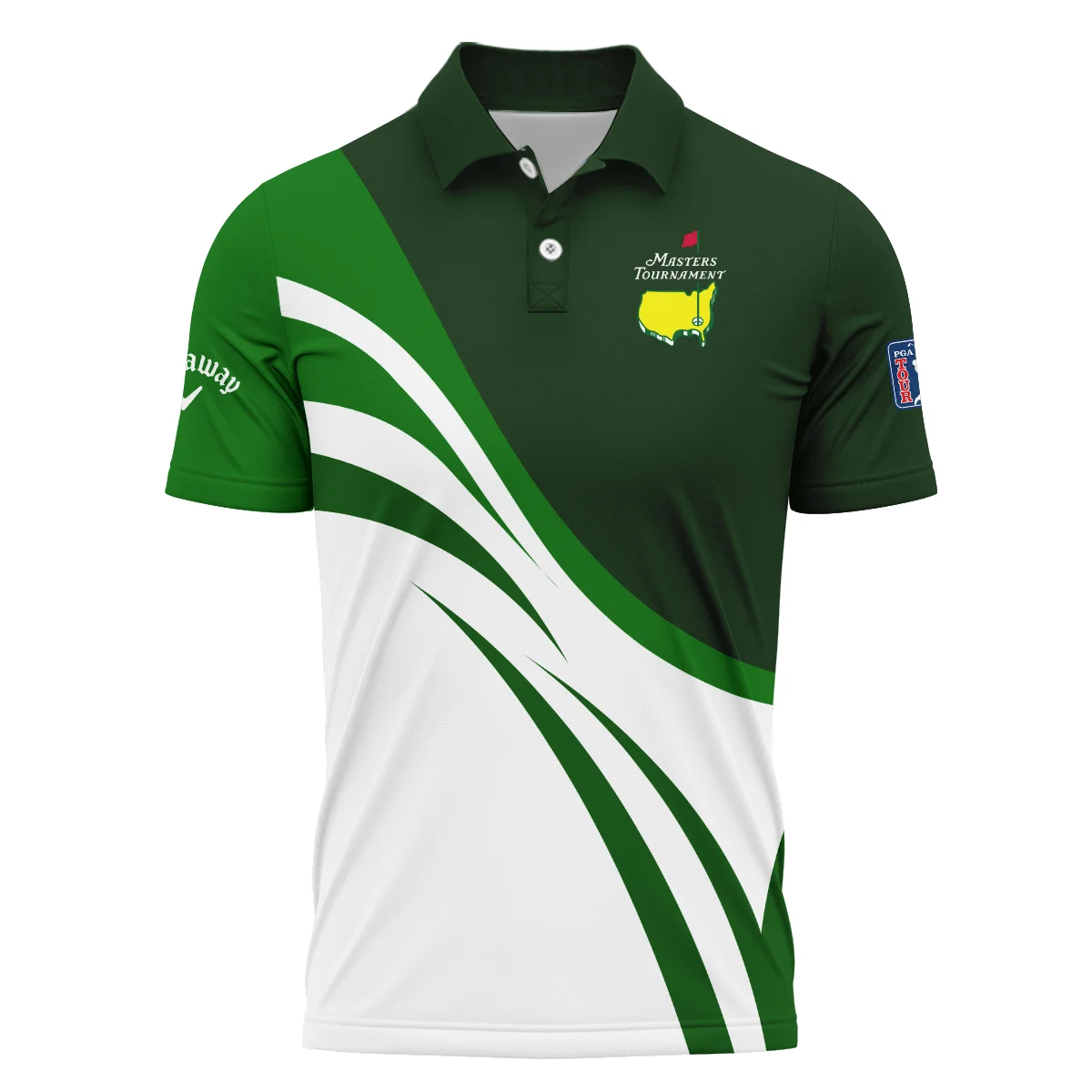 Callaway Polo Shirt Personalized Masters Tournament, Special Release Moisture-Wicking, HOMT070125A01CLWPL