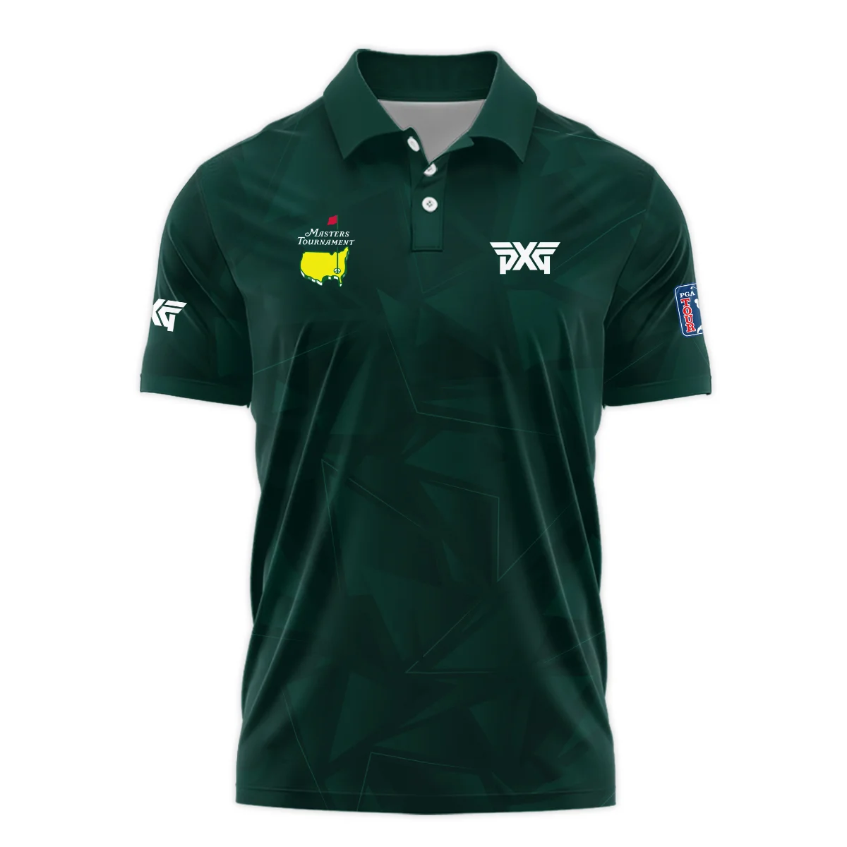 Dark Green Abstract Sport Masters Tournament Parsons Xtreme Golf Polo Shirt Style Classic Polo Shirt For Men