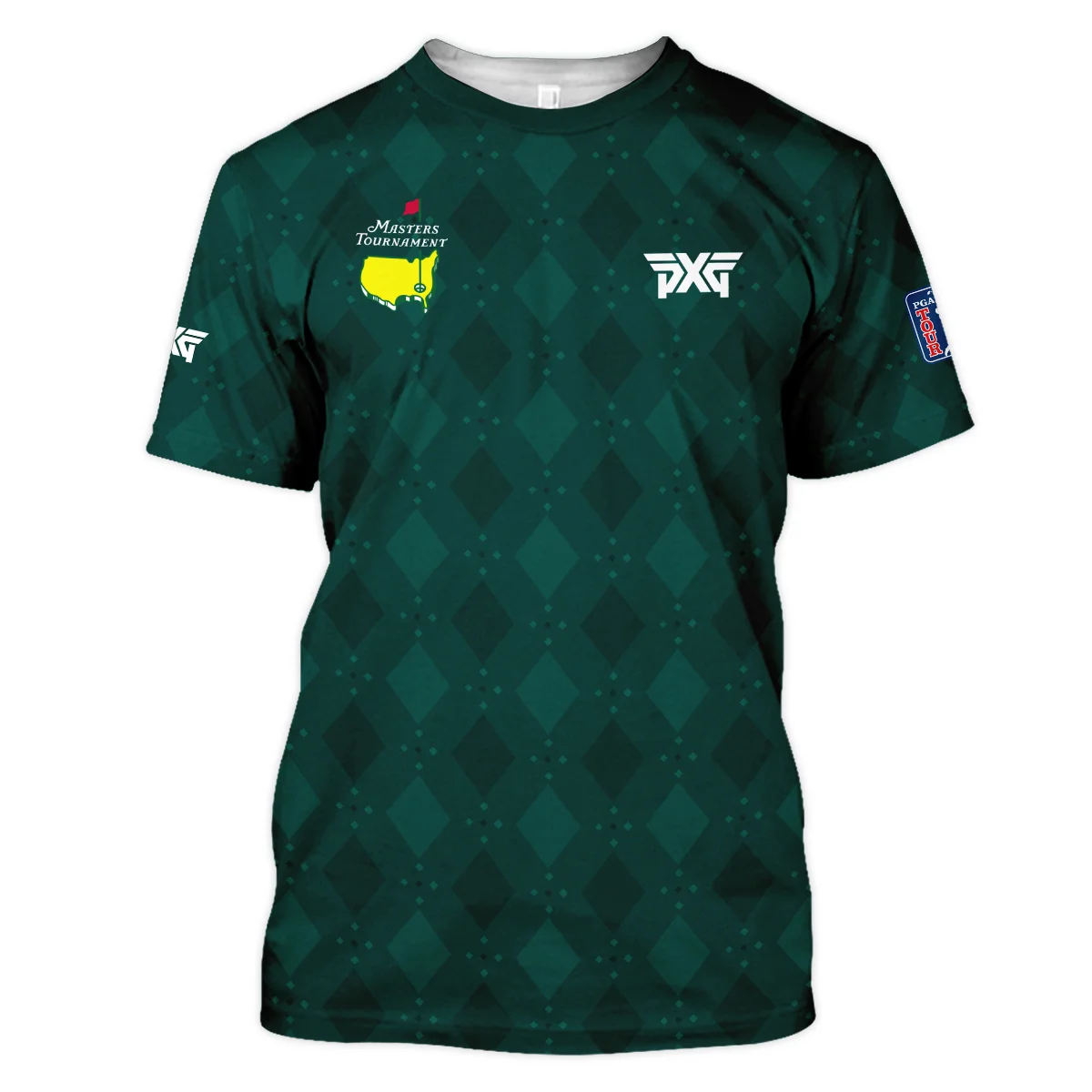 Dark Green Argyle Plaid Pattern Golf Masters Tournament Ping Unisex T-Shirt Style Classic T-Shirt