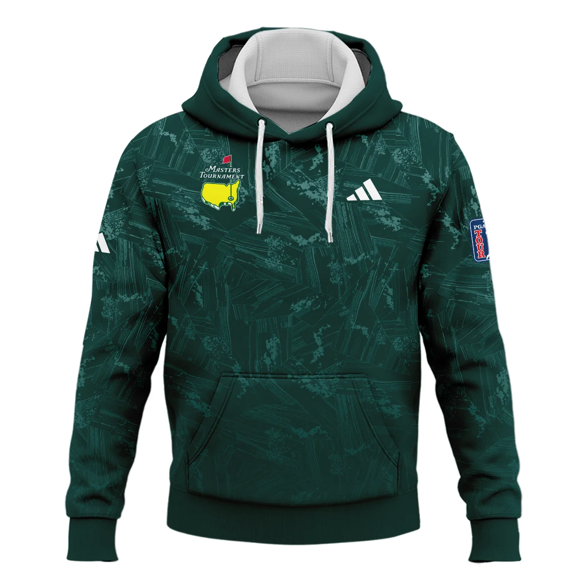 Dark Green Background Masters Tournament Adidas Hoodie Shirt Style Classic Hoodie Shirt