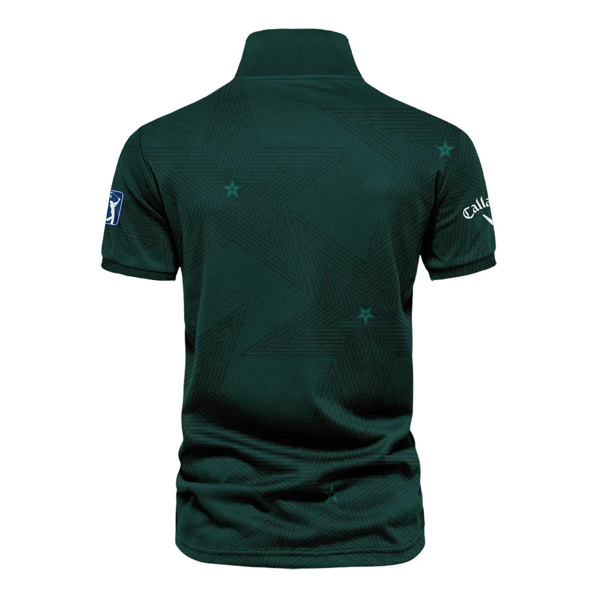 Dark Green Background Masters Tournament Callaway Vneck Polo Shirt Style Classic Polo Shirt For Men