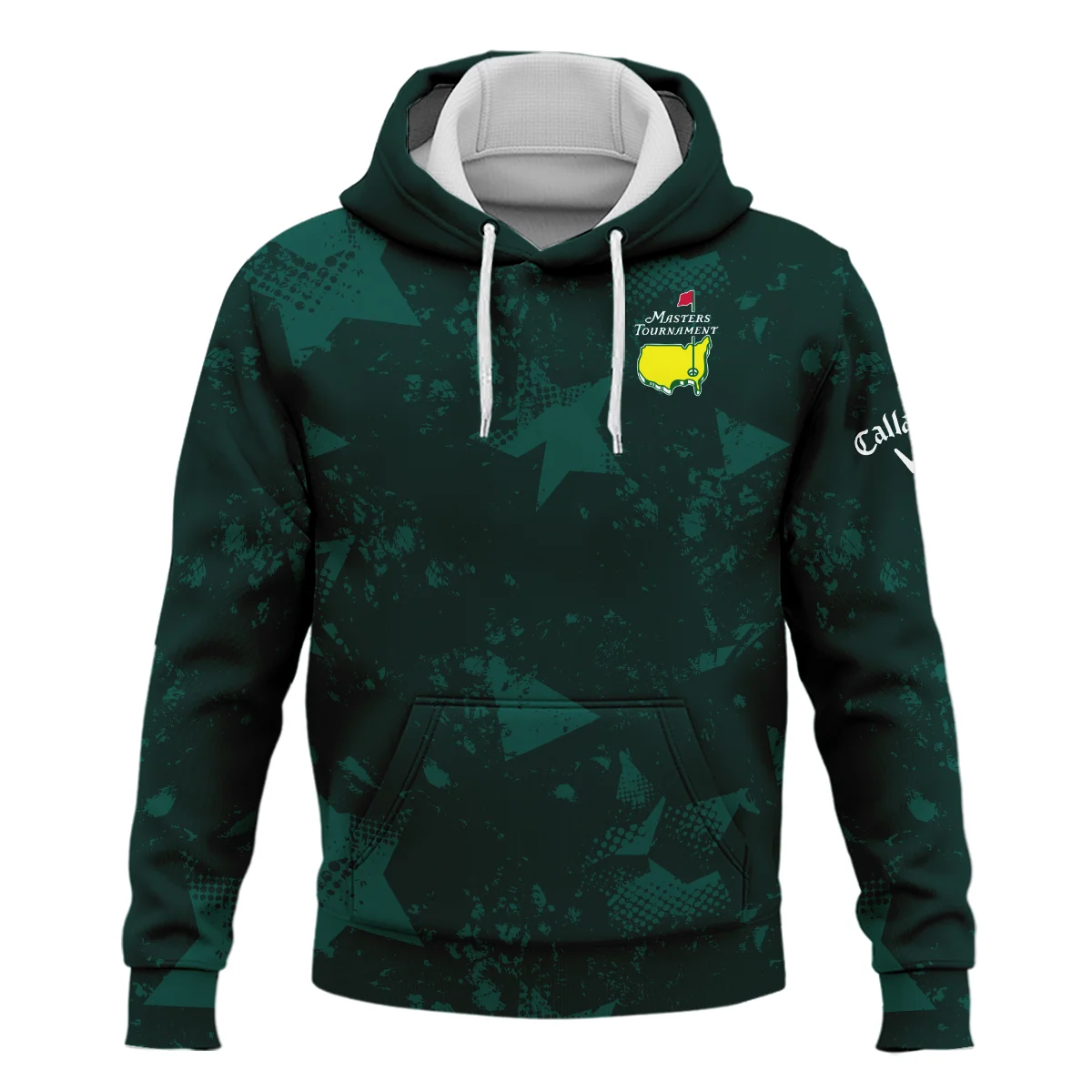 Dark Green Grunge Stars Pattern Golf Masters Tournament Callaway Hoodie Shirt Style Classic Hoodie Shirt