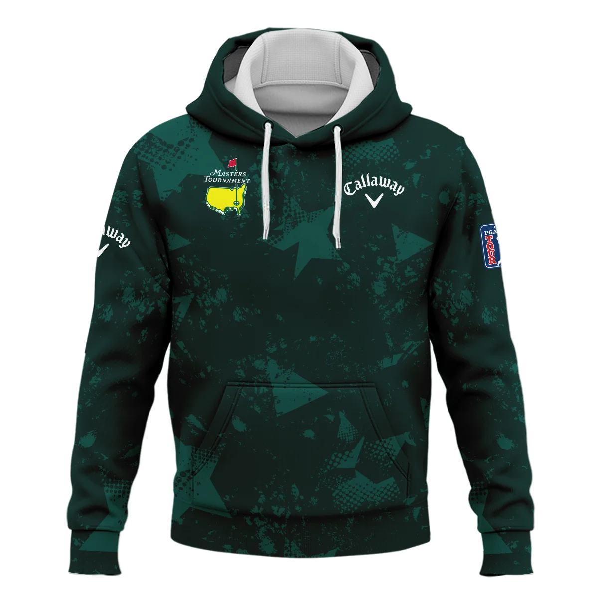 Dark Green Grunge Stars Pattern Golf Masters Tournament Callaway Hoodie Shirt Style Classic Hoodie Shirt