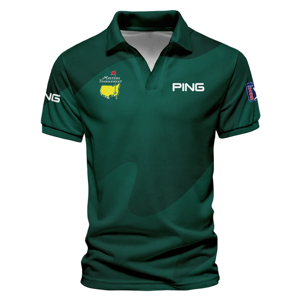 Golf For Sublimation Sport Green Masters Tournament Ping Vneck Polo Shirt Style Classic Polo Shirt For Men