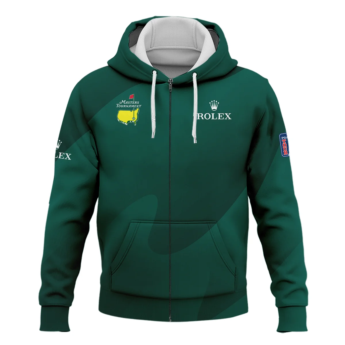 Golf For Sublimation Sport Green Masters Tournament Rolex Zipper Hoodie Shirt Style Classic Zipper Hoodie Shirt