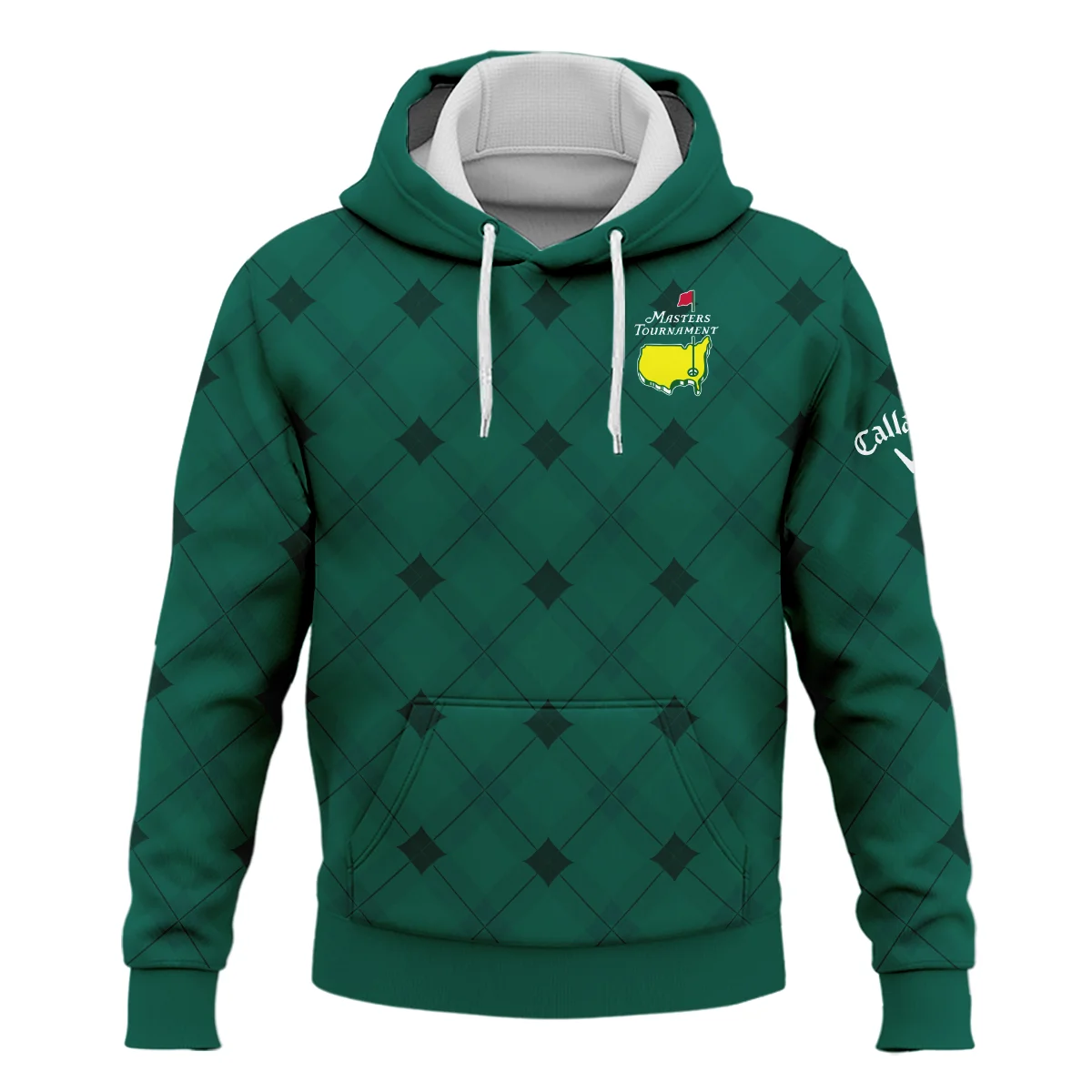 Golf Masters Tournament Green Argyle Pattern Callaway Hoodie Shirt Style Classic Hoodie Shirt