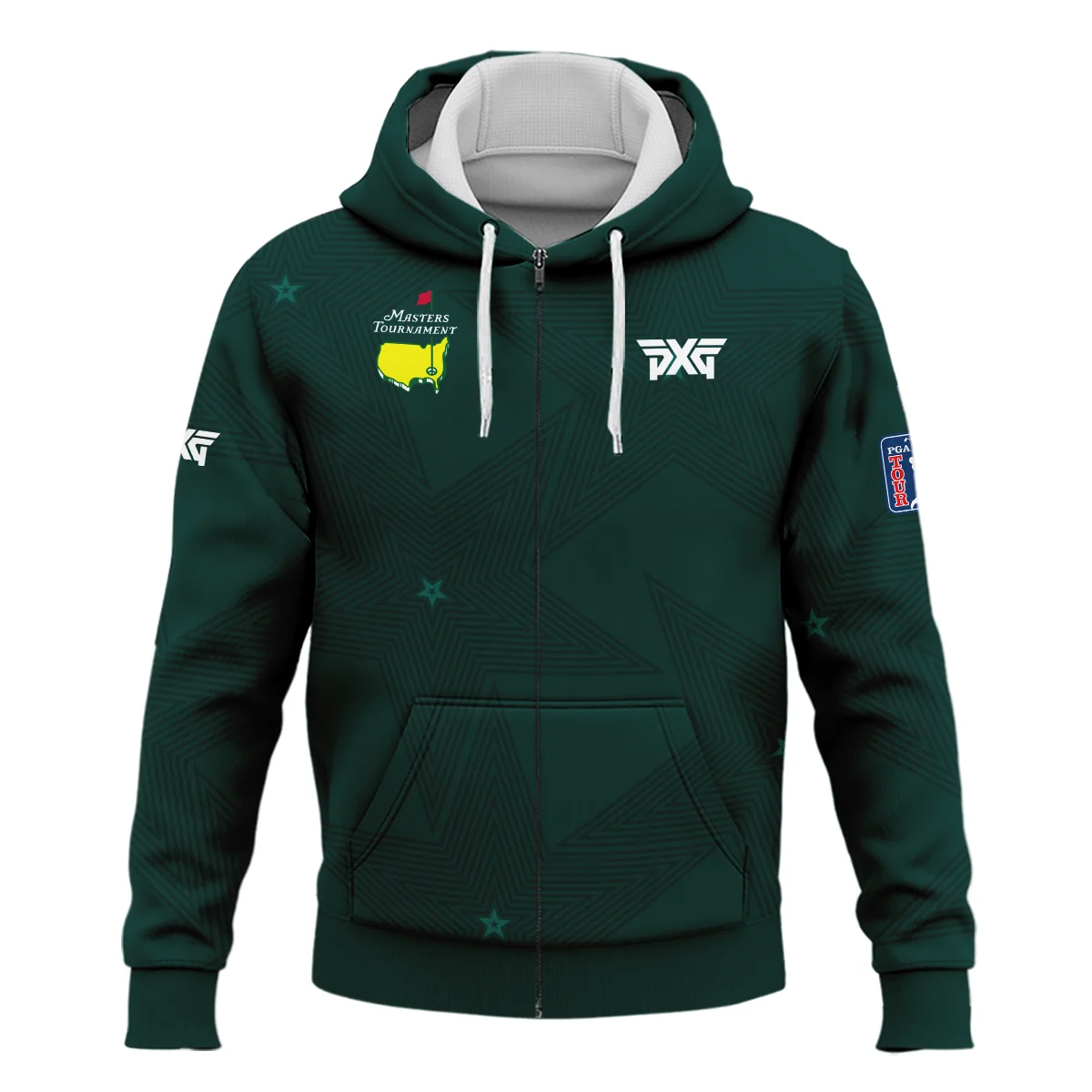 Golf Masters Tournament Parsons Xtreme Golf Stars Dark Green Zipper Hoodie Shirt Style Classic Zipper Hoodie Shirt