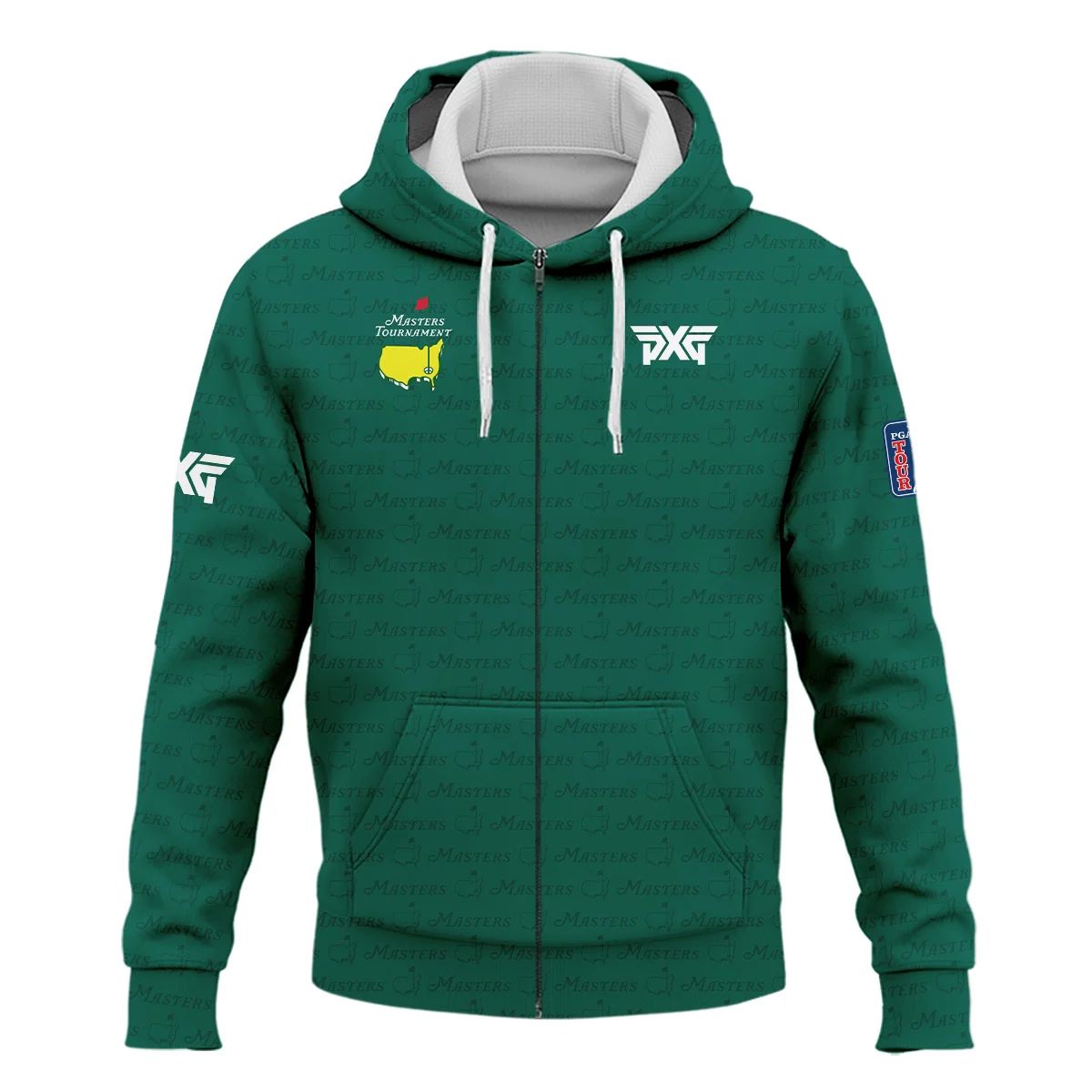 Golf Pattern Cup Green Masters Tournament Parsons Xtreme Golf Zipper Hoodie Shirt Style Classic Zipper Hoodie Shirt