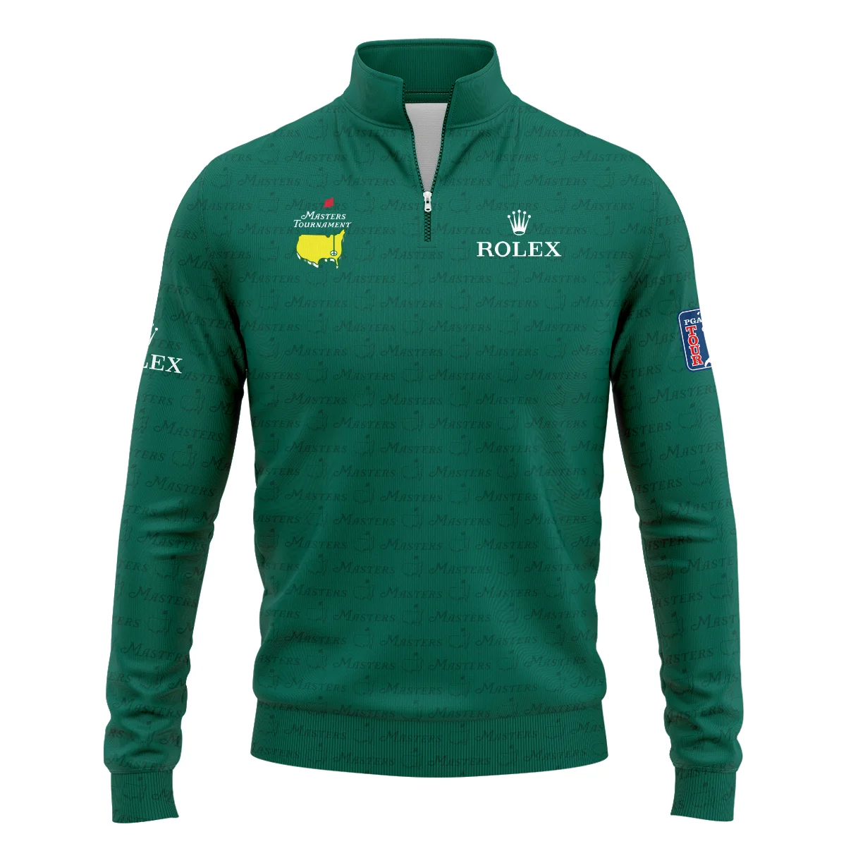 Golf Pattern Cup Green Masters Tournament Parsons Xtreme Golf Quarter-Zip Jacket Style Classic Quarter-Zip Jacket