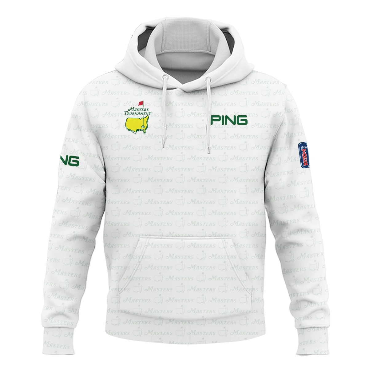 Golf Pattern Cup White Mix Green Masters Tournament Ping Hoodie Shirt Style Classic Hoodie Shirt