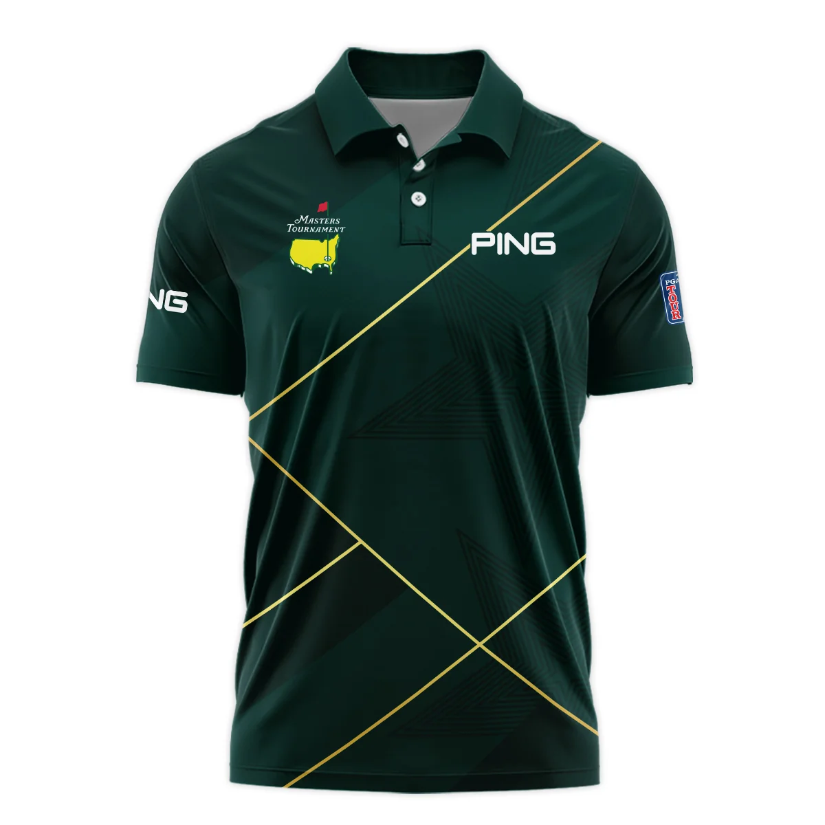 Golf Sport Dark Green Green Masters Tournament Ping Polo Shirt Style Classic Polo Shirt For Men