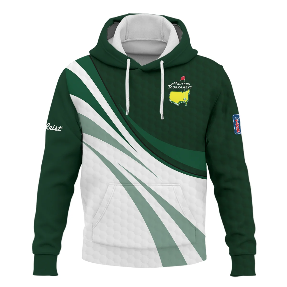 Golf Sport Masters Tournament Titleist Hoodie Shirt Green Color Sports Golf Ball Pattern All Over Print Hoodie Shirt