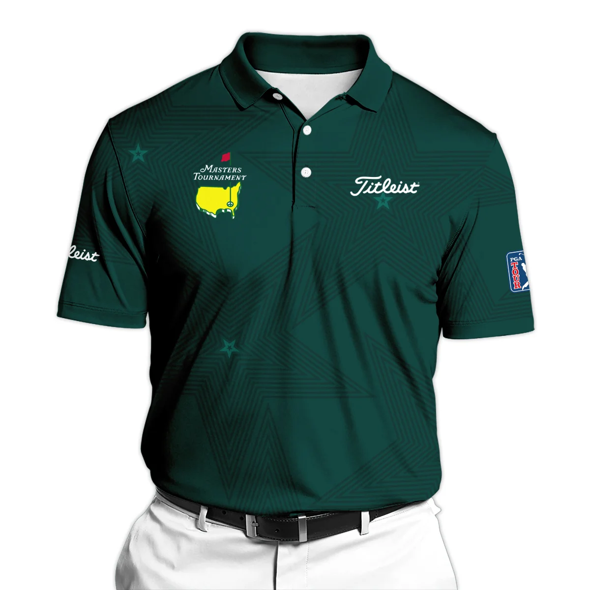 2024 Masters Tournament Callaway Polo Shirt Sports Green Color Pattern All Over Print Polo Shirt For Men