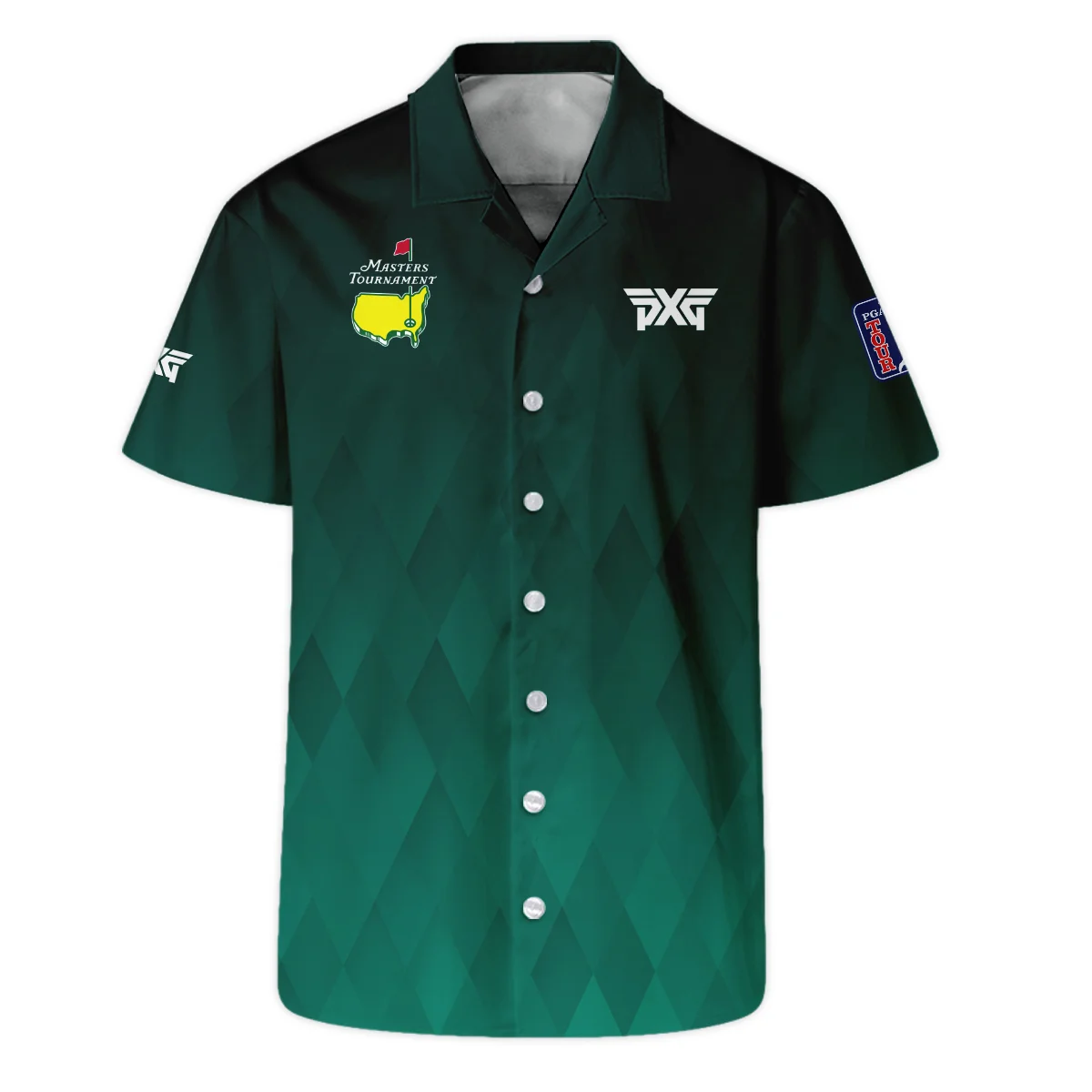 Parsons Xtreme Golf Masters Tournament Sport Jersey Pattern Dark Green Hawaiian Shirt Style Classic Oversized Hawaiian Shirt