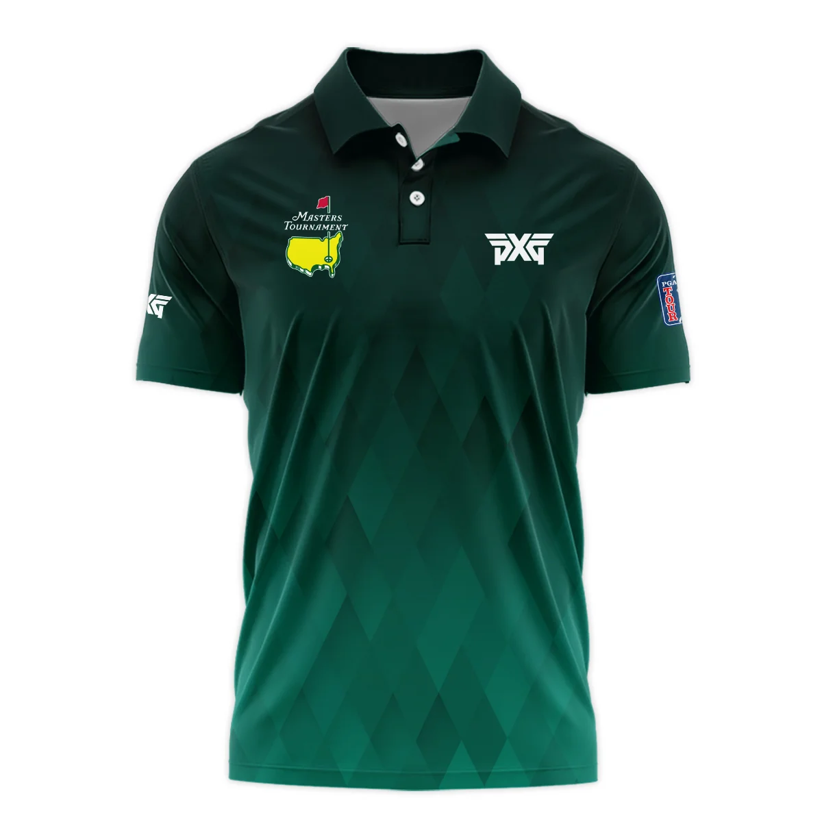 Masters Tournament Callaway Pattern Sport Jersey Dark Green Polo Shirt Style Classic Polo Shirt For Men