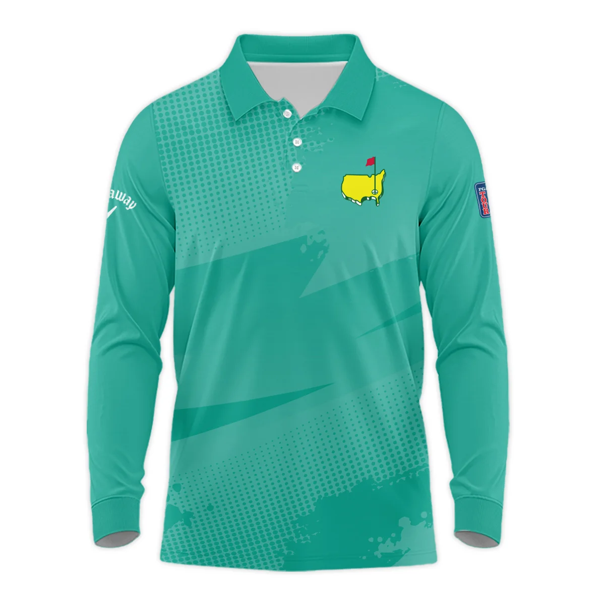 Long Polo Shirt Callaway Personalized Masters Tournament, Elegant Design Comfort Fit, HOMT060125A02CLWLPL