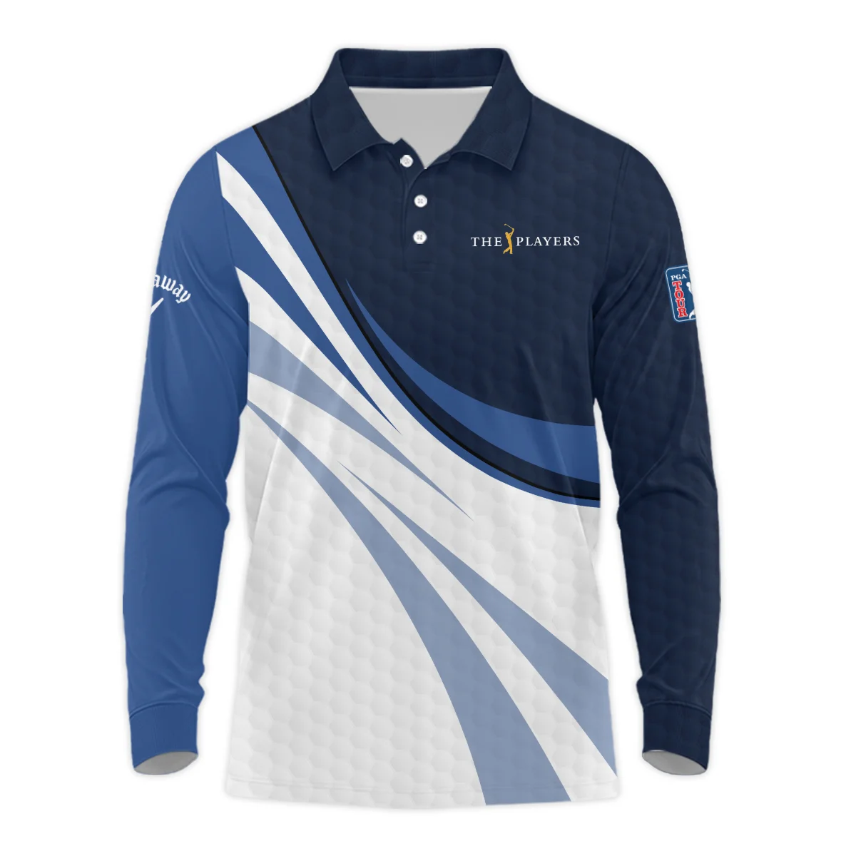 Long Polo Shirt Callaway Personalized The Players Championship, Golf Essentials Rare Design, HOTP121224A1CLWLPL