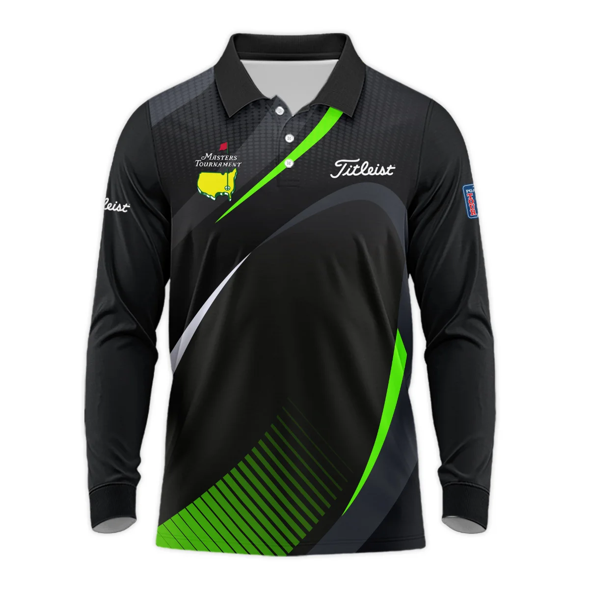 Long Polo Shirt Masters Tournament Personalized Titleist, Tournament Ready Limited Run, HOMT011124A02TLLPL