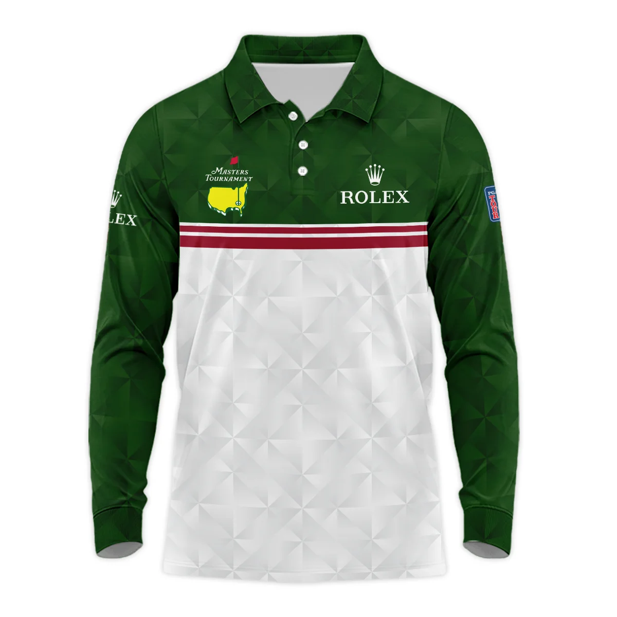 Long Polo Shirt Masters Tournament Rolex Personalized, Perfect for Golfers On-Course Comfort, HOMT021224A01ROXLPL