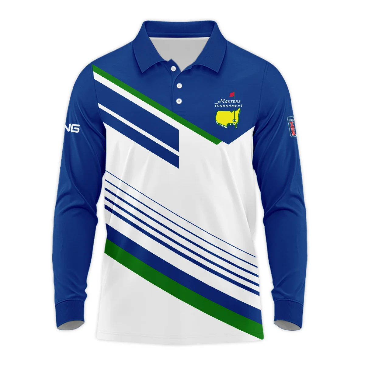 Long Polo Shirt Personalized Masters Tournament Ping, Casual Style Exclusive Product, HOMT131224A01PILPL