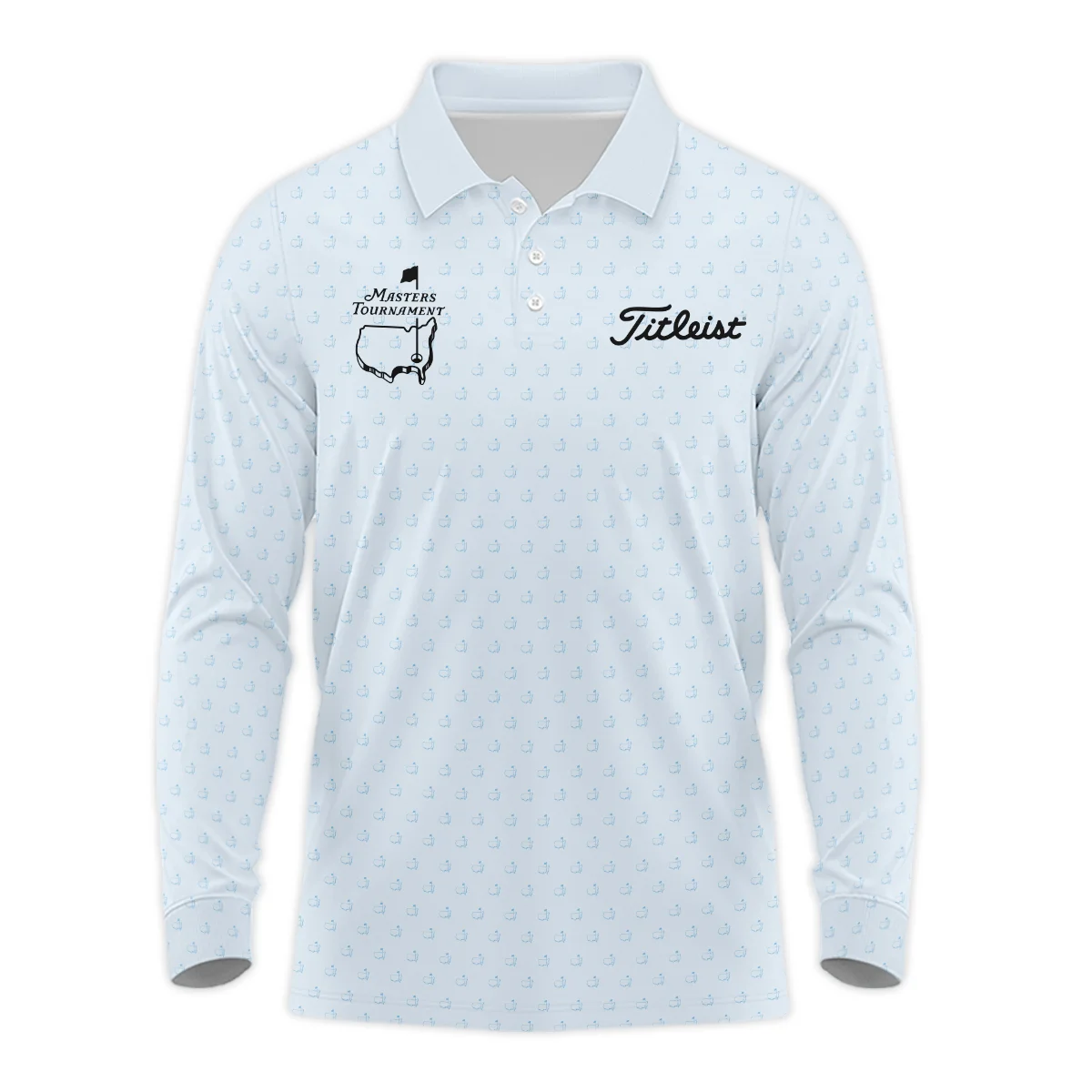 Long Polo Shirt Personalized Titleist Masters Tournament, Modern Fit Comfort Fit, HOMT161224A01TLLPL