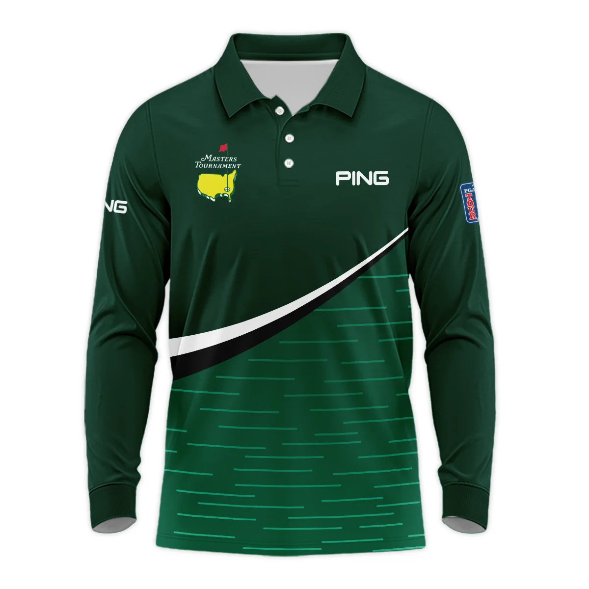 Long Polo Shirt Ping Masters Tournament Personalized, Limited Availability Special Edition, HOMT231224A01PILPL